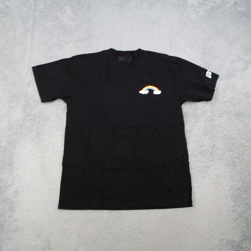 Gospel Fresh Start Rainbow Graphic T-Shirt Mens Large Black Short Sleeve Tee